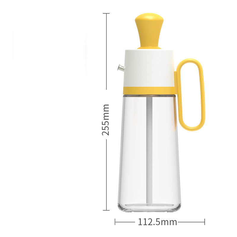 2 In 1 Oil Dispenser With Silicon Brush Bottle