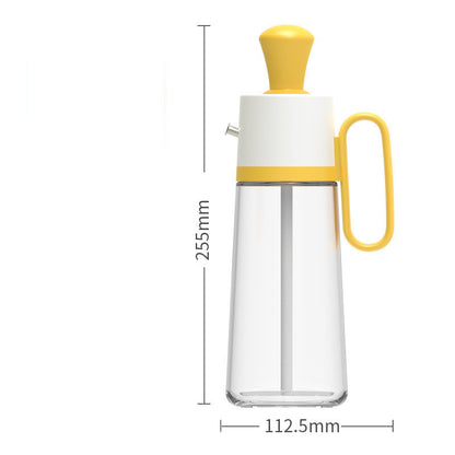 2 In 1 Oil Dispenser With Silicon Brush Bottle