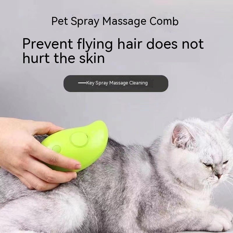 Cat Steam Brush Hair Removal