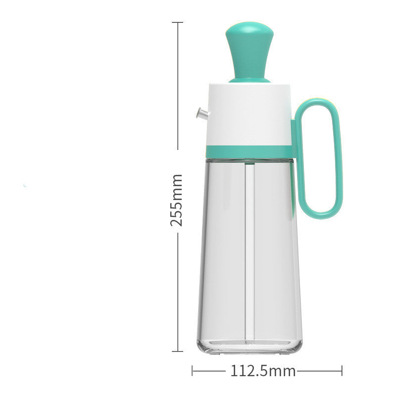 2 In 1 Oil Dispenser With Silicon Brush Bottle