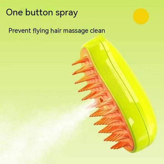 Cat Steam Brush Hair Removal