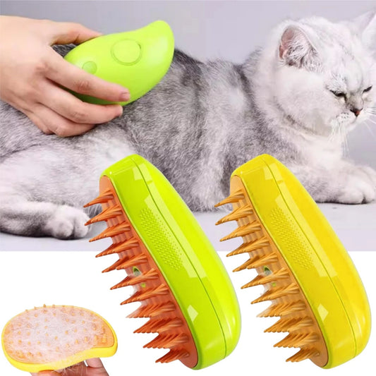 Cat Steam Brush Hair Removal