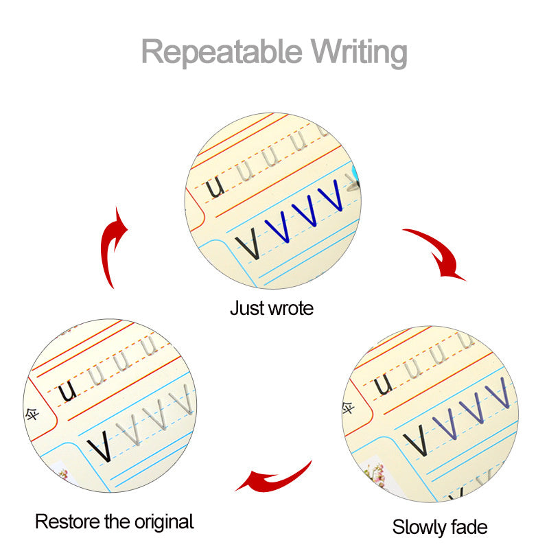 English Copybook Children Writing Practice