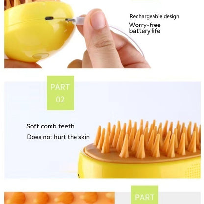 Cat Steam Brush Hair Removal