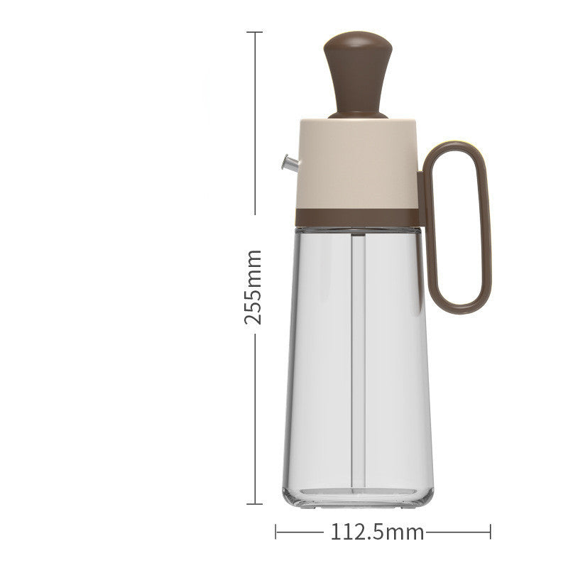 2 In 1 Oil Dispenser With Silicon Brush Bottle