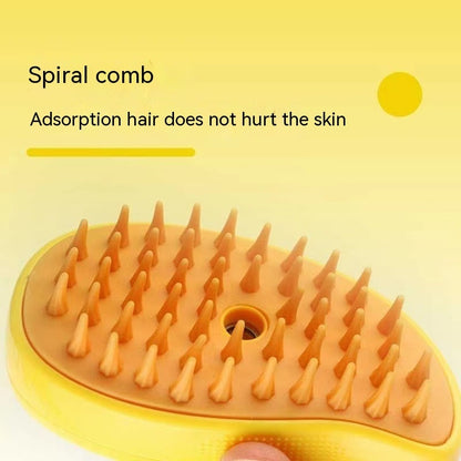 Cat Steam Brush Hair Removal